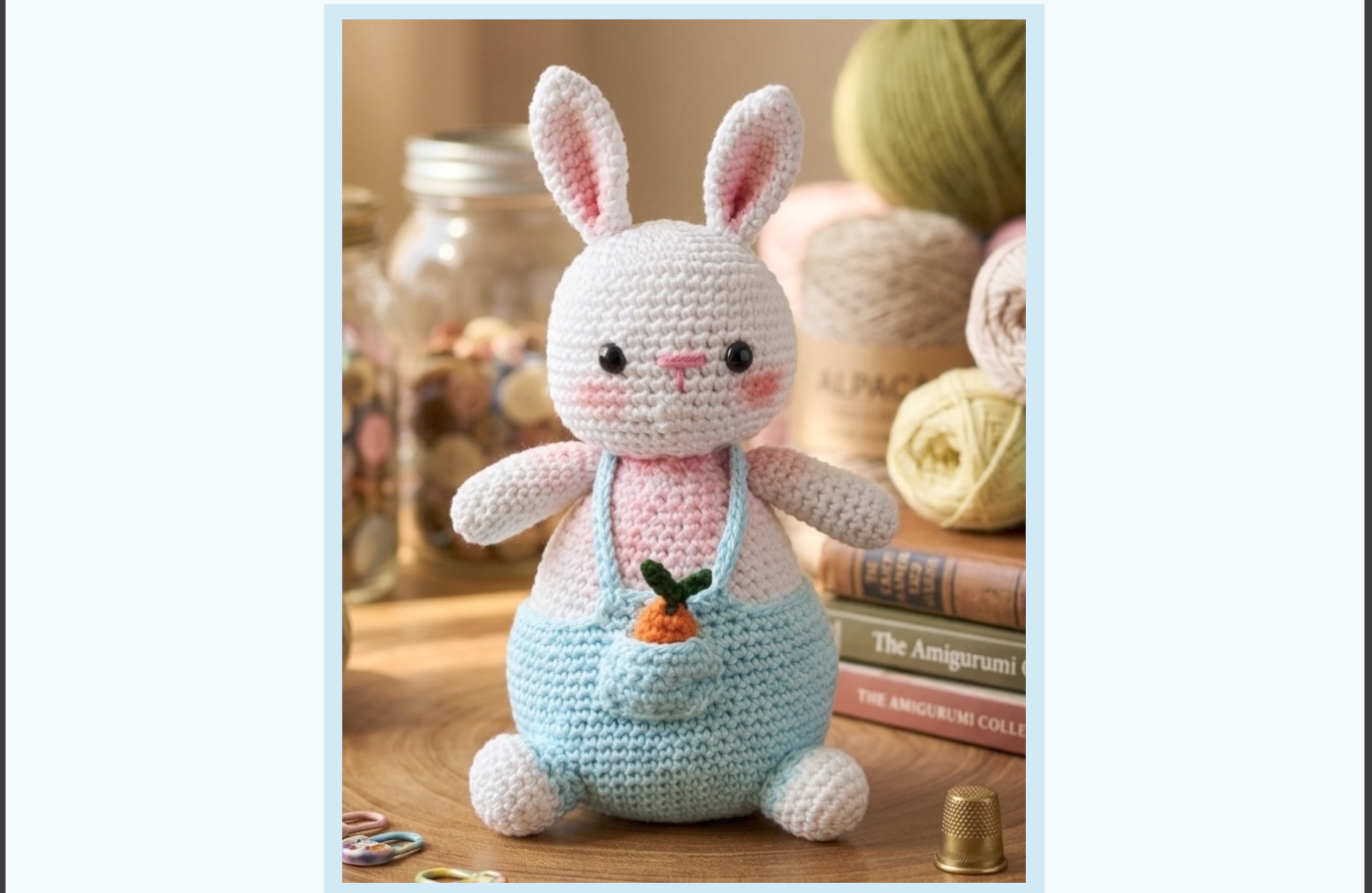 CROCHET BUNNY COW CROCHET PATTERN